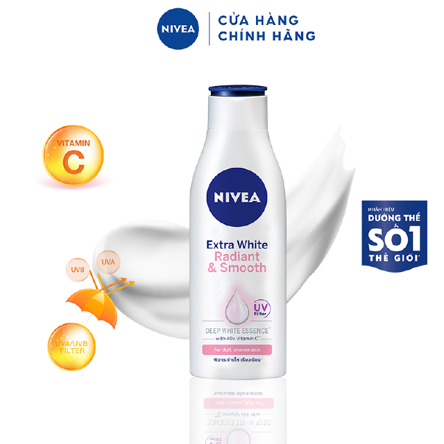 Sữa dưỡng thể NIVEA dưỡng da trắng mịn (250ml) 83805