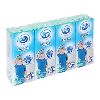 Lốc 4 hộp sữa tiệt trùng có đường Dutch Lady Cao Khoẻ 170ml