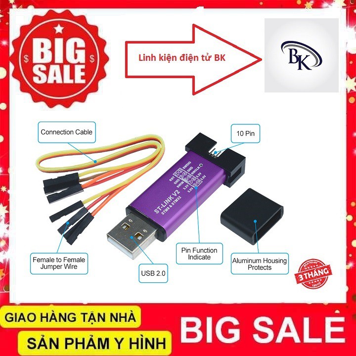 Mạch Nạp Code STM-stlink v2 stlink