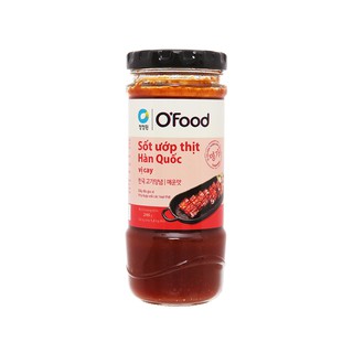 Sốt Ướp Thịt Hàn Quốc O'Food Vị Truyền Thống và Vị Cay - Hộp 240G