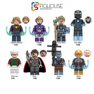 Xếp Hình Minifigures Các Nhân Vật Trong Phim Avengers Infinity War - Đồ Chơi Lắp Ráp non-lego Logo  X0240 [B1]