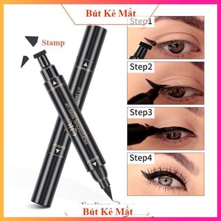 Bút kẻ mắt mèo tạo đuôi siêu hot QIC Liquid Duo Eyeliner HT2