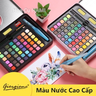 Hộp Gồm 36 Màu Nước Chuyên Nghiệp Dạng Nén (Kèm Cọ, Giấy vẽ, Bút chì, ...)