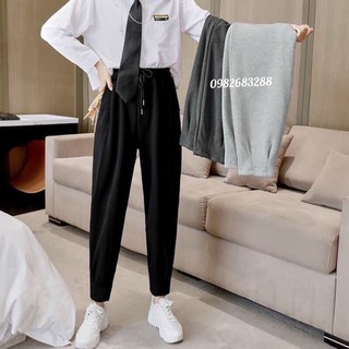 Quần bom nữ túi hộp cạp chun bo gấu năng động chất da cá