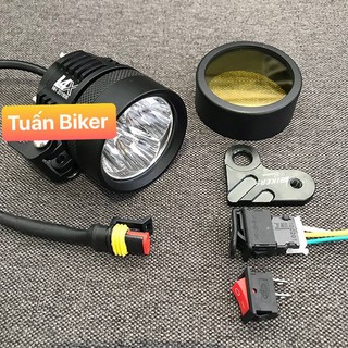 Đèn Trợ Sáng L4X Loại 1 Gắn Xe máy, Xe Điện < Tặng kèm đủ phụ kiện >