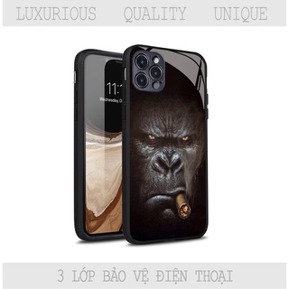 Ốp lưng iphone cường lực cao cấp King Kong cho iphone 14 13 pro max 12 11 pro max mini 7 8 6 s plus X r s max Se 2020