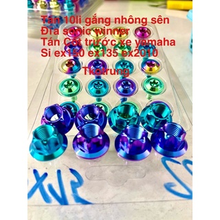 [Mã LIFEAUMAY giảm 10% tối đa 30k đơn 150k] tán 5li 6li 8li 10li 12li 14li titanium gr5
