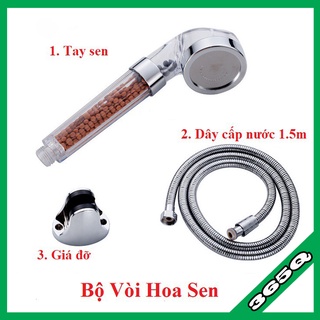 Bộ vòi sen tăng áp [ siêu mạnh, siêu bền ] - Tay sen tăng áp hạt nano lọc nước lọc khuẩn