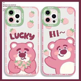 Ốp Điện Thoại TPU Mềm Hình Gấu Cho IPhone 13 12 Mini 11 Pro X XR XS Max SE 2020 6 6S 7 8 Plus