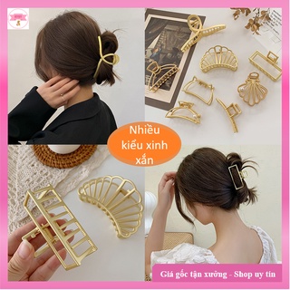 Kẹp Càng Cua Kim Loại Cao Cấp Phong Cách Hàn Quốc Cho Nữ