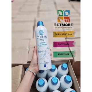 Xịt khoáng Olysee Pure Waterspray chuẩn Pháp, 400ml, an toàn cho cả người lớn và trẻ nhỏ, cân bằng ẩm không gây kích ứng