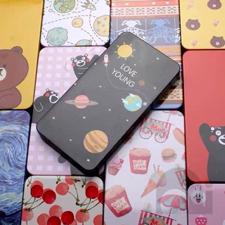 [Michi Art Store] Hộp thiếc đựng màu hộp rỗng dẹt nắp rời đa năng