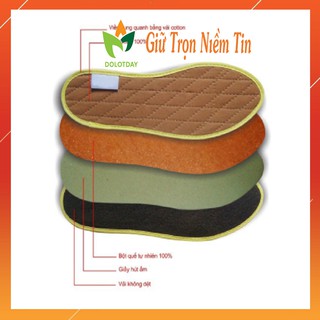 Miếng lót đế giày nam nữ tăng chiều cao hương quế khử mùi chống hôi chân DOLOTDAY