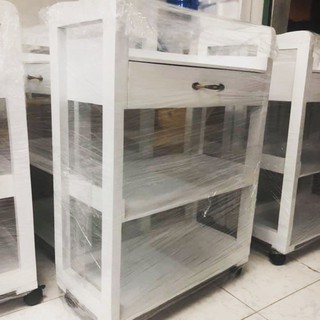 Xe Đẩy Gỗ 3 Tầng Chuyên Dùng Cho Spa , Thẩm Mỹ Viện