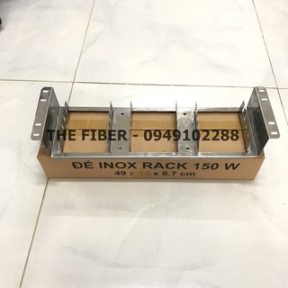 Đế Inox bắt Rack gắn 15 phiến Krone 150x2 - Đế inox 15 way gắn rack 19” - Chưa bao gồm phiến Krone