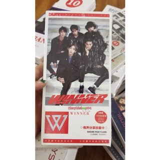 Postcard WINNER (Hộp 30 ảnh + 120 sticker)