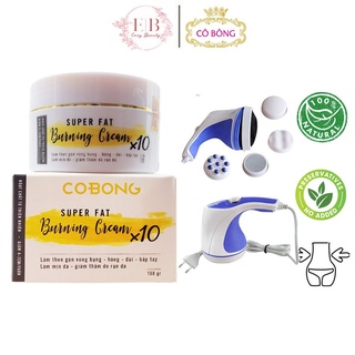 [Mã BMBAU50 giảm 7% đơn 99K] Kem Tan Mỡ Cô Bông 150g Tặng Máy Massage Cầm Tay Làm Tan Mỡ Bụng Đùi Hông Cánh Tay
