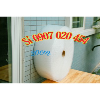 Cuộn Xốp hơi bong bóng 20cm dài 100m loại 1 gói hàng hoá