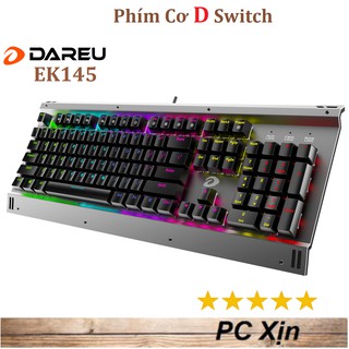 [Mã 153ELSALE2 giảm 7% đơn 300K] Bàn phím Cơ Dareu EK145 Led 7 Mầu -Chính Hãng Mai Hoàng PP