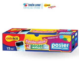 Hộp 6 lọ màu nước Colokit POSCO-03