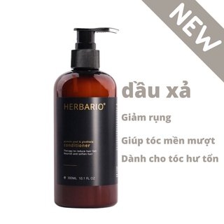 Dầu xả vỏ bưởi và bồ kết Herbario giảm gãy rụng, tóc mềm suôn mượt 270ml