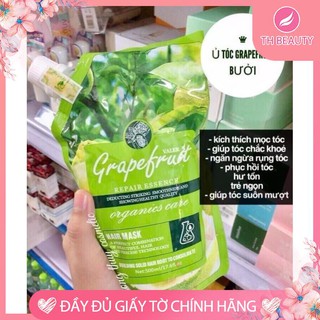 <THẬT 100%> Kem Hấp - Ủ- Xả Phục Hồi Tóc Bưởi Grapefruit Siêu Mềm Mượt Dạng Túi 500ML H202