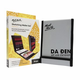 [DA ĐEN] Bộ Phác Thảo Kí Hoạ Mont Marte Kèm Túi