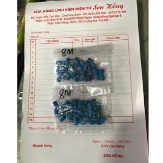 20 con thạch anh 8M(8.00Mhz) 3 chân cắm cho máy giặt