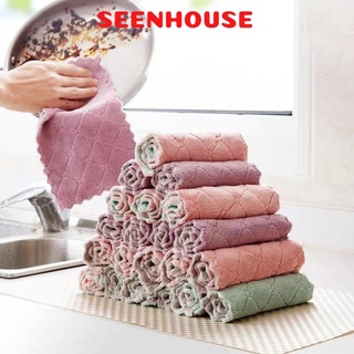 Combo 10 Khăn Lau Nhà Bếp Đa Năng 2 Màu Siêu Thấm Nước