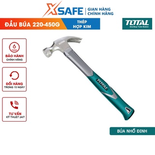 Búa cầm tay mini TOTAL đầu thép carbon 45# chịu nhiệt, độ cứng vượt trội - [XSAFE]