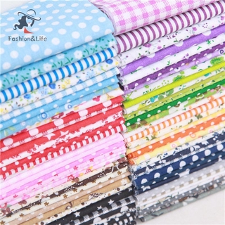 Bộ 7 Miếng Vải Cotton Dùng May Vá Thủ Công