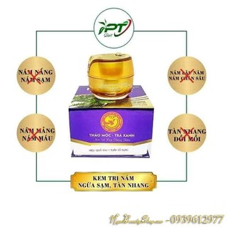 Kem thảo mộc trà xanh dưỡng trắng da pt bert 30gr