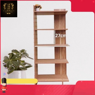 Kệ Sách Gỗ 5 Tầng Cực Đẹp Đứng Bằng Gỗ Cứng Đa Năng