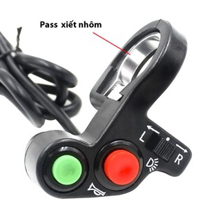 Cùm Công Tắc 3 Nút Gắn Ghi Đông Xe Máy NK053