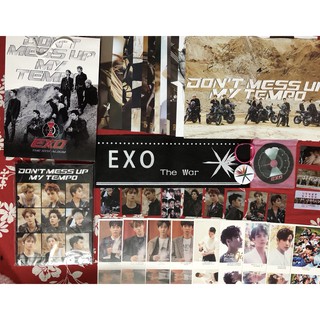 Combo photobook exo don't mess up my tempo gói quà túi quà album ảnh có poster postcard bookmark banner huy hiệu tập ảnh