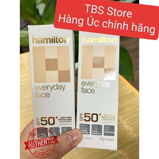 [Hàng chính hãng] KEM CHỐNG NẮNG HAMILTON Úc Everyday Face SPF 50+ Nội địa Úc 75g