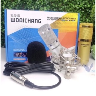 [Mã ELHACE giảm 4% đơn 300K] Mic Bm900 Woai Chang hát karaoke hay tuyệt đỉnh
