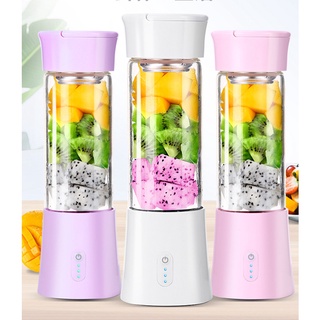 (Xả hàng)Máy say sinh tố mini sạc điện cầm tay tiện dụng 4 lưỡi dao ZDK-T8