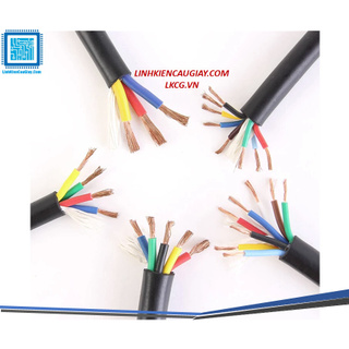 Dây Điện 6 Lõi RVV 0.3mm (1 Mét)