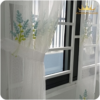 Rèm cửa voan ORE họa tiết trang trí phòng khách, cửa sổ decor cửa chính Vuaremgiasi