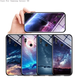 Samsung Galaxy S9 S10 Plus S10E Lite S9+ S10+ Cho Ốp lưng điện thoại In Hình Fantasy Space Aurora Moon Starry Elk