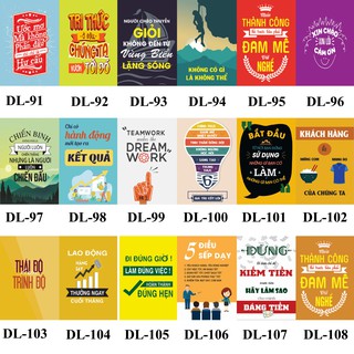 [Mã LIFE20KALL giảm 10% đơn 50K] Tranh khung gỗ, tranh slogan, tranh tạo động lực cực mạnh click xem ngàn mẫu phần 1