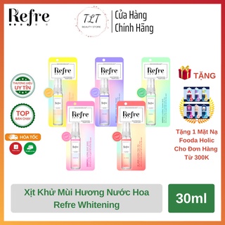 [Mẫu Mới] Xịt Khử Mùi Refre Whitening Hương Nước Hoa Dưỡng Trắng Vùng Nách 30ml