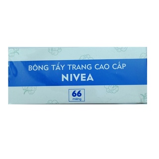 Hộp Bông Tẩy Trang Cao Cấp NIVEA ( 66 miếng/hộp )