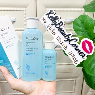 Nước cân bằng da mụn Innisfree Bija Trouble Skin