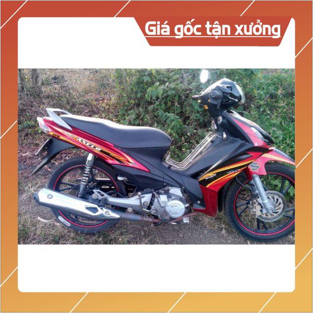 Ten rời xe axelo đỏ đen vàng