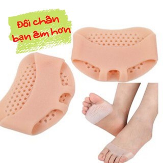[ĐÔI CHÂN ÊM HƠN]  Set 2 Lót Giày Silicon Xỏ Ngón Siêu Mềm Chống Mõi , đau chân