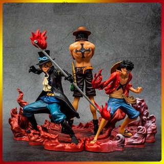 Mô hình One Piece Bộ 3 nhân vật Luffy - Ace - Sabo - Mô hình trang trí One Piece
