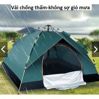 CHUYÊN SỈ "HÓT"Lều cắm trại tự động lều phượt du lịch tự bung dành cho 3-4 người,chống nước,tia bức xạ,thông gió 2 chiều
