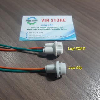 [Vin Store] - Jack đèn chân cắm T10 cho demi xi nhan xe